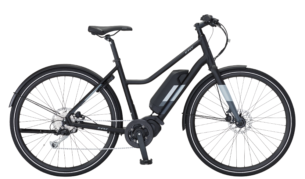 E-Fly PACE El Damecykel Med Centermotor - 9 Gear - Mat Sort 3 E-Fly PACE El Damecykel Med Centermotor - 9 Gear - Mat Sort