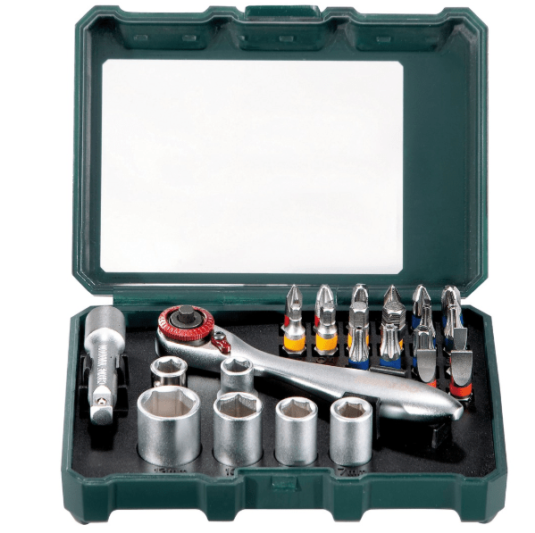 METABO Bit/Topnøglesæt M. 26 Dele 3 METABO Bit/Topnøglesæt M. 26 Dele