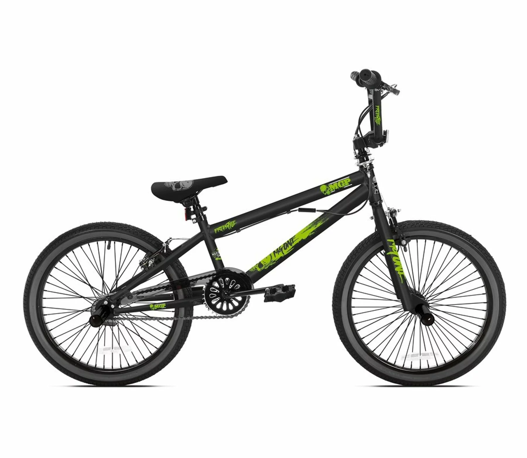Madd Gear Madd MGP BMX Freestyle 20" Matsort/Grøn 3 Madd Gear Madd MGP BMX Freestyle 20" Matsort/Grøn
