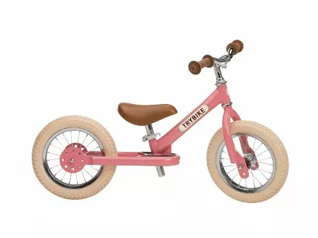 Trybike Balance / Løbecykel 2 Hjul Vintage Pink 3 Trybike Balance / Løbecykel 2 Hjul Vintage Pink