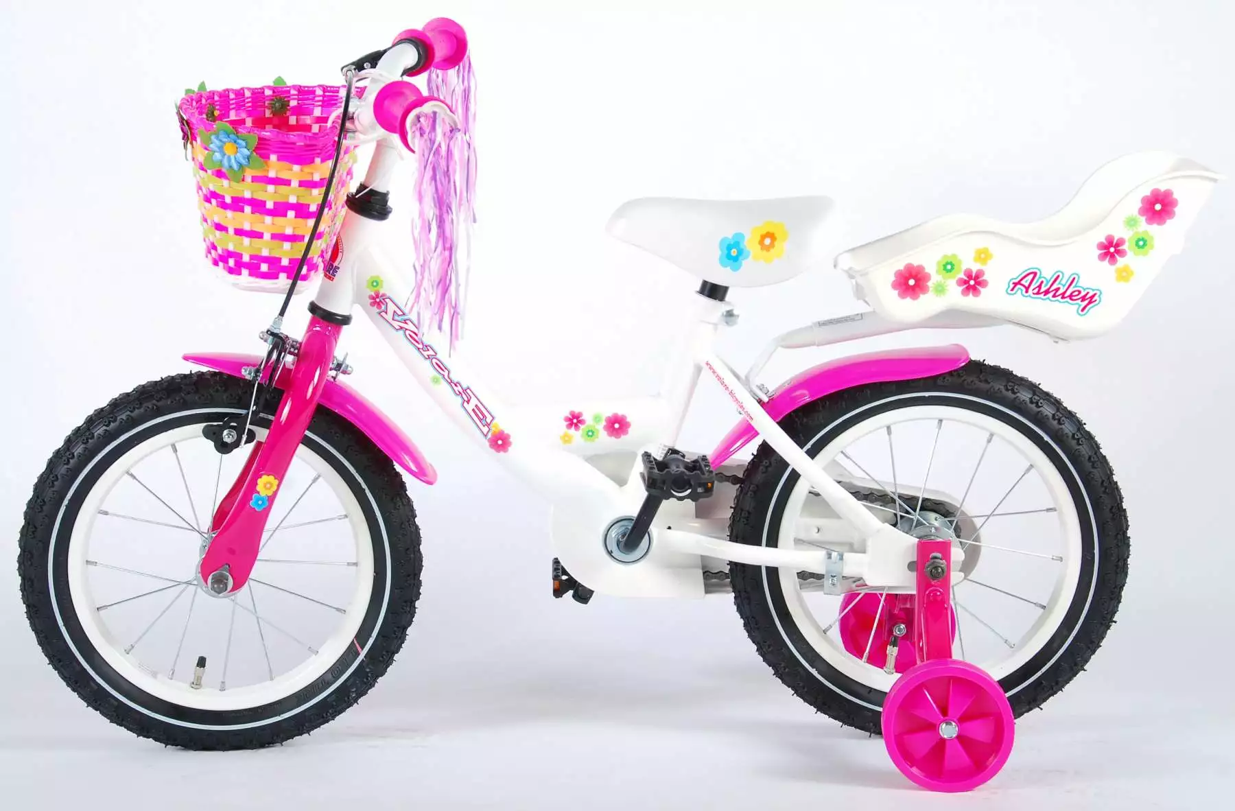 Volare Ashley 14" Pigecykel Med Støttehjul 4 Volare Ashley 14" Pigecykel Med Støttehjul - Billede 2