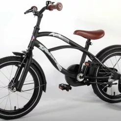 Volare Black Cruiser 16" Drengecykel Med Støttehjul -M-Wave Butik Volare Black Cruiser 16 drengecykel 1534413378 01