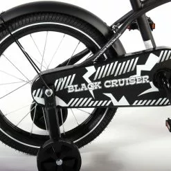 Volare Black Cruiser 16" Drengecykel Med Støttehjul -M-Wave Butik Volare Black Cruiser 16 drengecykel 1534413378 02