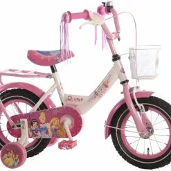 Volare Disney Prinsesser 12" Pigecykel Med Støttehjul