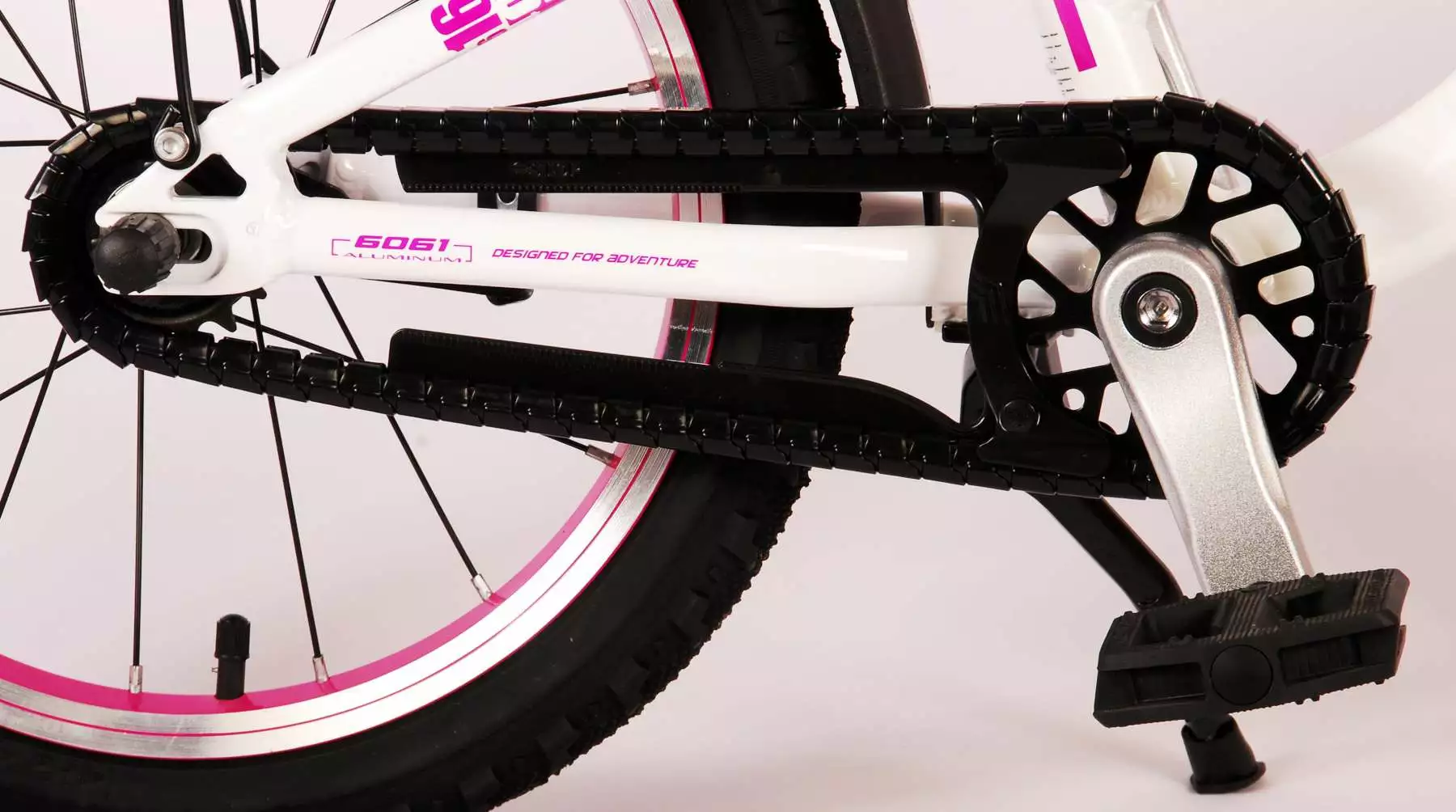 Volare Glamour 16" Børnecykel Sort/Blå 4 Volare Glamour 16" Børnecykel Sort/Blå - Billede 2