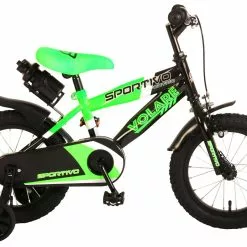 Volare Sportivo Drengecykel 14" Grøn/Sort